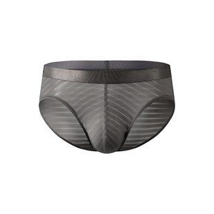 【新品】NATTAUP B系列男士优雅条纹拼接三角裤舒适贴身显大