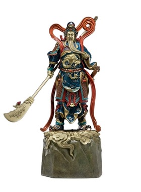 铜师傅《天地正气》全铜关公铜像