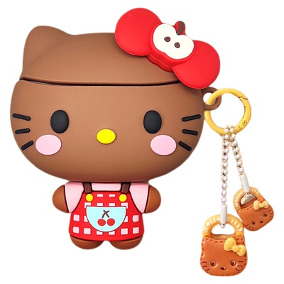 适用IQOO TWS Air3保护套tws3e保护壳vivo蓝牙耳机套tws1 air2 pro可爱kt猫tws3pro耳机盒tw4硅胶围裙KTtws2e