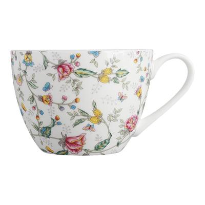 骨瓷家用大容量燕麦片盖子早餐杯