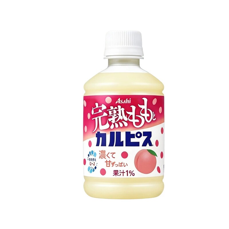 【新品】日本原装进口CALPIS可尔必思乳酸菌白桃风味饮料280ml
