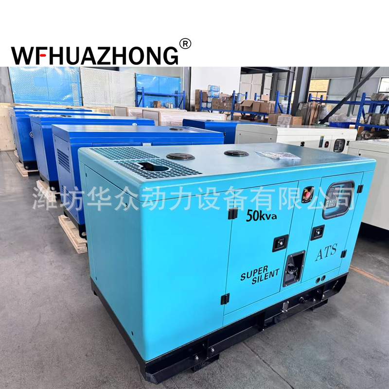 潍柴16/18/20/24/30kw全自动发电机组精致全铜工厂银行备用发电机