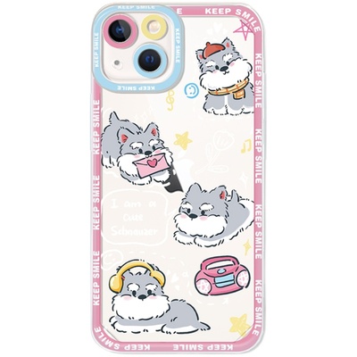 可定制软胶卡通苹果情侣14pro