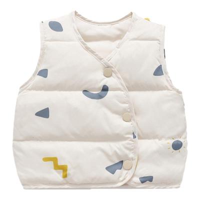 宝宝A类新国标90绒羽绒马甲