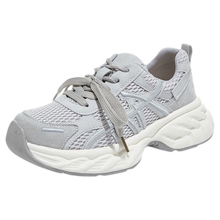 厚底老爹鞋女款2026新款春夏季网面透气百搭不累脚运动鞋休闲鞋子