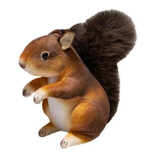 仿真松鼠公仔毛绒玩具小田鼠玩偶布娃娃动物园纪念品儿童生日礼物