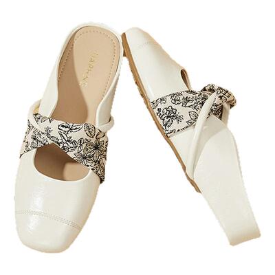 达芙妮2025新款时尚休闲女包头拖