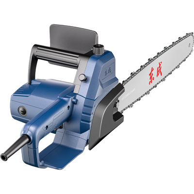 东成小型手持伐木锯电锯家用锯树