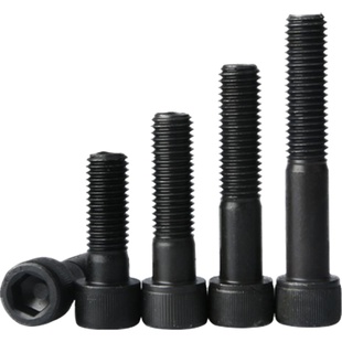 12.9级内六角螺丝3M4M5M6M8M10M12M16黑色全牙螺栓杯头加长螺丝钉