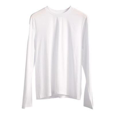 非市场货Row后中缝长袖T恤女