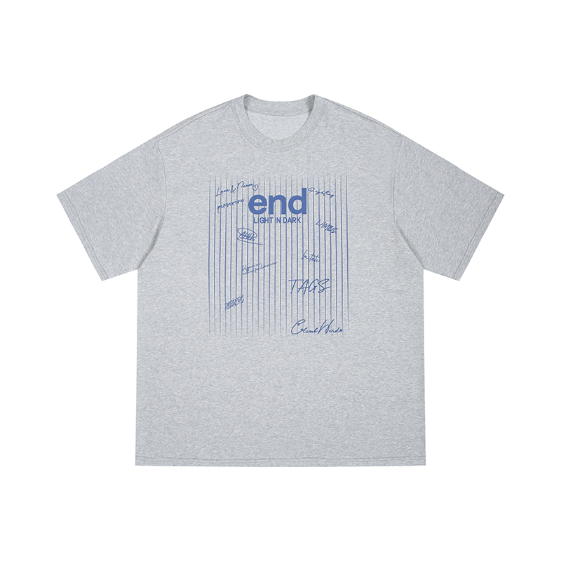 【Endweep官方店】竖条字母短袖