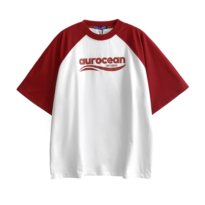 Aurocean插肩袖短袖宽松五分袖