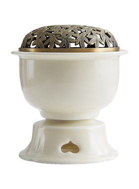 高端中式会所养生馆狮子香炉摆件