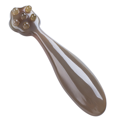 三味梳屋白水牛角梅花刷