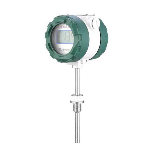 防爆一体化电池供电就地显示温度计传感器高精度pt100/K型/E型