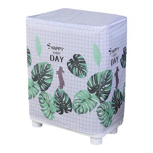 海尔美的小天鹅双桶洗衣机罩防水防晒老式半自动双杠套通用防尘罩