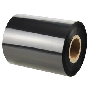 全树脂基碳带50mm-60x70x80*90 100 110×300M增强加强色带炭带亚银pet防水标签热转印条码打印机专用色带