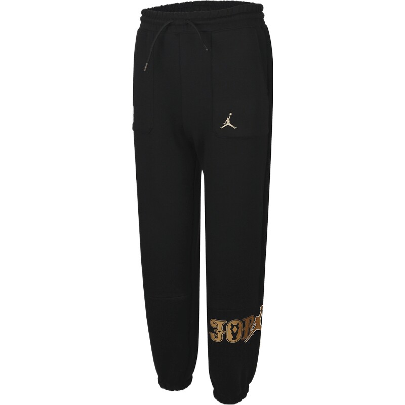 NIKE耐克男大童jordan运动休闲针织收口卫裤长裤JD2612043GS-002