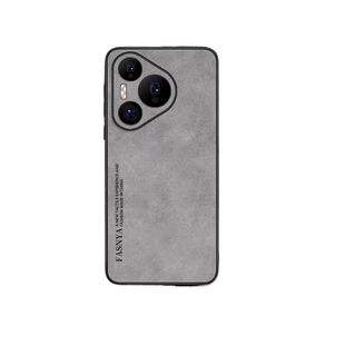 适用于华为pura70pro手机壳p80pro+新款羊巴皮70ultra镜头全包pura防摔系列p60的保护套u男女高端真皮外壳十