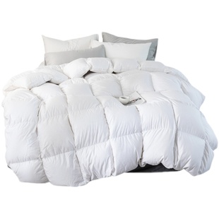 瑞士喜来登五星酒店款羽绒被95加厚进口白鹅绒冬被子春秋地暖被芯