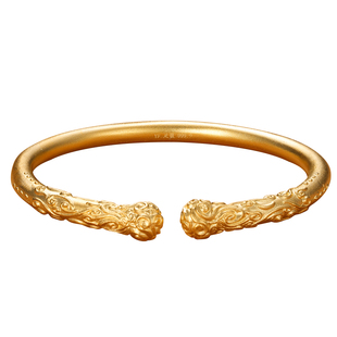 情侣手镯女款2025新款金箍棒手镯男9999纯银镯子生日纪念意义礼物