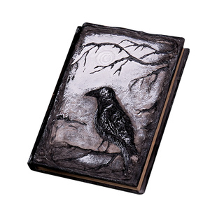 复古日记本3D立体浮雕手帐本子A5活页记事本手账笔记本魔法书礼物