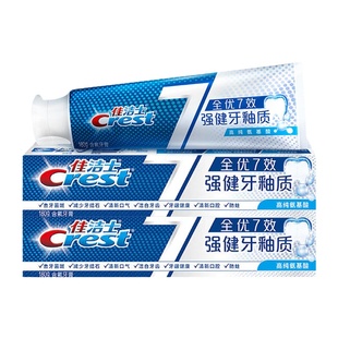 佳洁士牙膏全优七效强健牙釉质清新口气薄荷含氟防蛀洁白牙齿男女