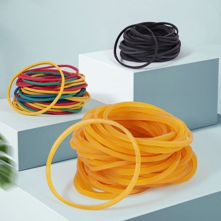 一斤起批包邮皮筋橡皮筋高弹力无油黄色橡胶圈耐拉皮圈高弹性