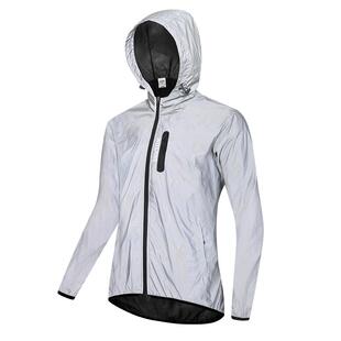 沃萨维摩托车防风骑行服安全反光风衣马甲机车骑士夜间全反光外套