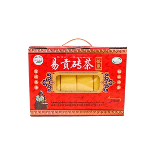 西藏林芝特产易贡砖茶低氟款2500克雪域茶谷康砖黑茶高原发酵茶