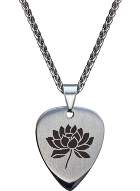 许巍蓝莲花吉他拨片项链应援吊坠