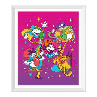 SUNDAY HOME 迪士尼正版家居装饰画原创艺术品Stay Positive版画