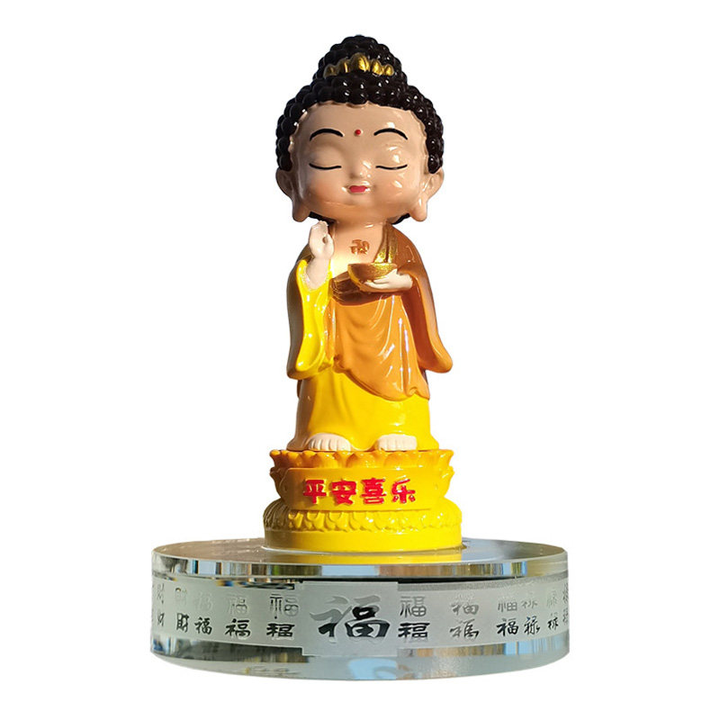 禅意Q版小佛祖车载香薰香水摆件