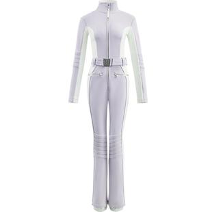 VECVEC双板连体滑雪服女套装2024新款滑雪衣防风防水专业滑雪装备