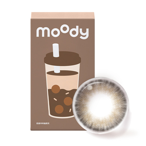 专享拍6享优惠  moody美瞳长抛期混血彩色隐形眼镜1片装