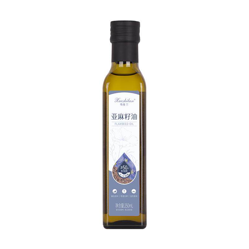 冷榨一级亚麻籽油健康食用油