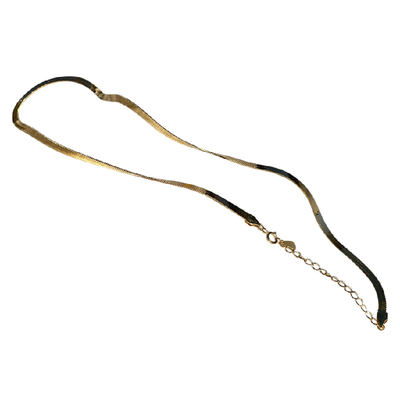 TYUSHA时髦高级ins纯银蛇骨项链