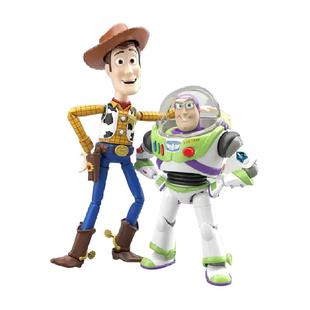 万代拼装模型迪士尼玩具总动员4电影巴斯光年胡迪手办