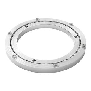 餐桌转盘底座铝合金家用大理石实木玻璃圆桌旋转轨道岩板桌面轴承