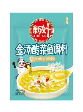 新好金汤酸菜鱼调料408g*3