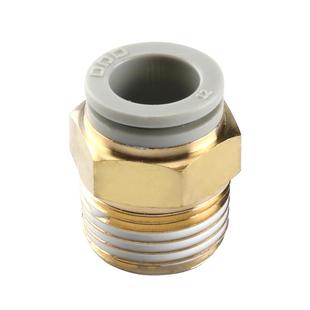 气管接头快速接头PC8-02气动带螺纹直通PC4-M5气管快接PC6-01/02