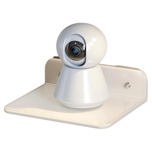 监控支架壁挂式免打孔家用投影仪放置台路由器收纳板卫生间置物架