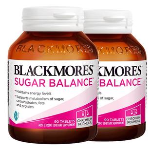 澳佳宝BLACKMORES血糖平衡片90片*2瓶维生素及矿物质