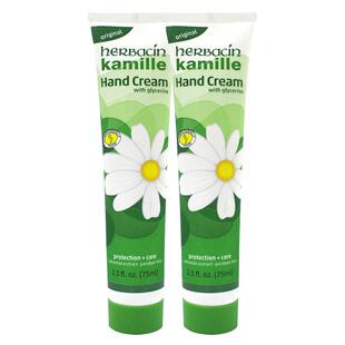 【自营】Herbacin贺本清德国小甘菊保湿滋养护手霜75ml*2洋甘菊