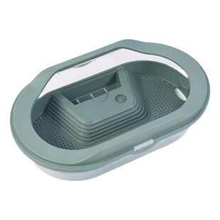 乌龟专用生态缸水陆缸带晒台造景巴西龟养殖饲养箱大型缸塑料防逃