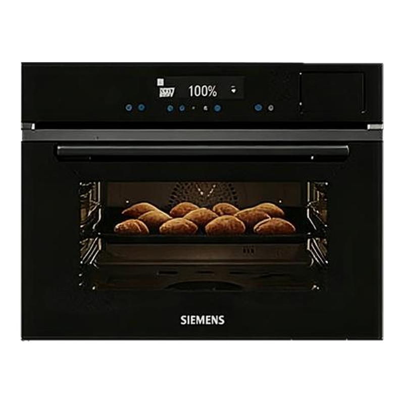 SIEMENS/西门子 CS2R5E5W2W全新黑魔方嵌入式58L蒸烤箱3d热风烤