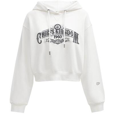 SEASONHIGH NFL联名酋长队女士卫衣拉链门襟连帽宽松插肩袖上衣女