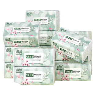 蓝漂300张*5大包抽纸家用纸巾实惠装卫生纸餐巾纸可擦手面巾纸巾