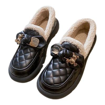 平底豆豆鞋休闲百搭防水