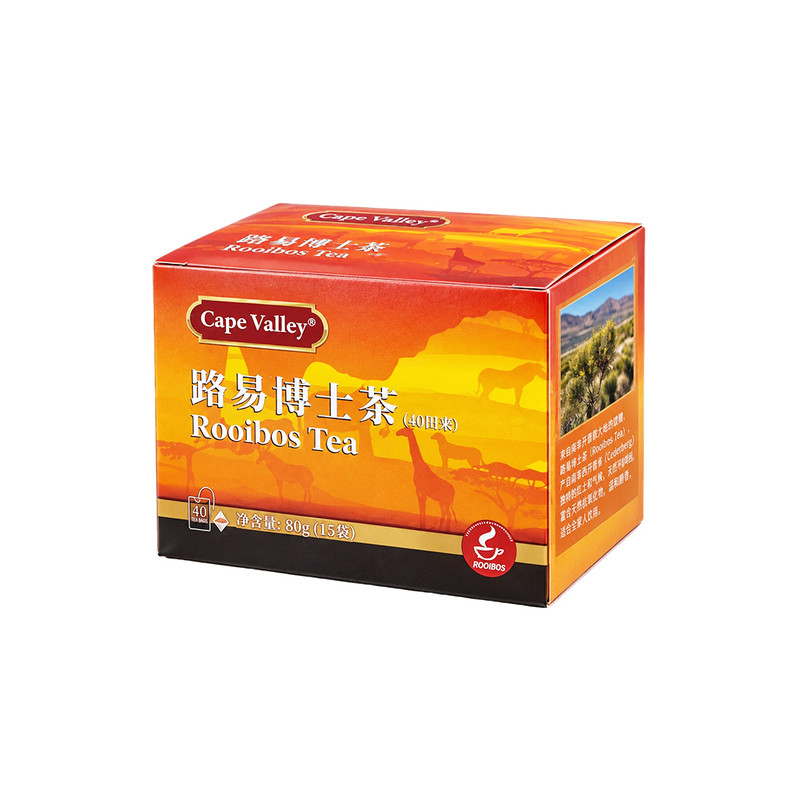 开普山谷南非路易博士茶15袋轻享装红茶无咖啡因南非好茶伴手礼